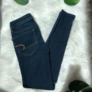 AEO super stretch skinny jeans